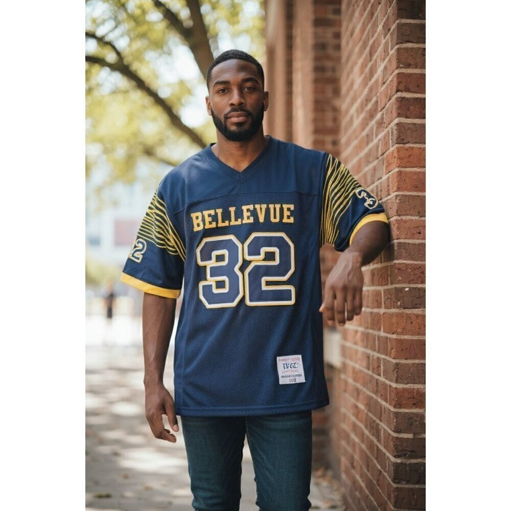 BISHARD BUDDA BAKER HIGH SCHOOL FOOTBALL Jersey Size Medium